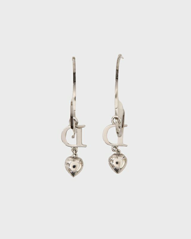 DIOR ハートラインストーンフープピアス DIOR ハートラインストーンフープピアス | Hedy
