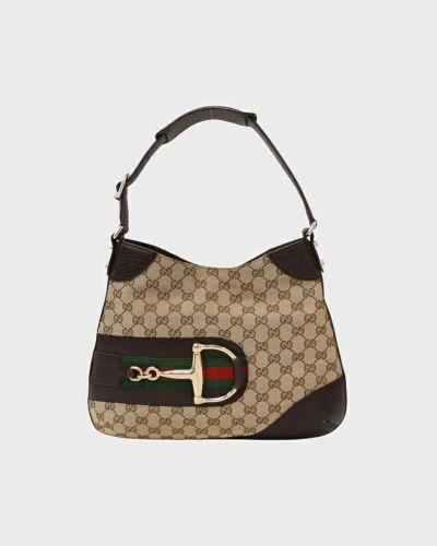 グッチ GGキャンバス レザー ホースビット ワンショルダーバッグ ホーボー 楽天市場】【バッグ】GUCCI グッチ GGキャンバス ホースビット