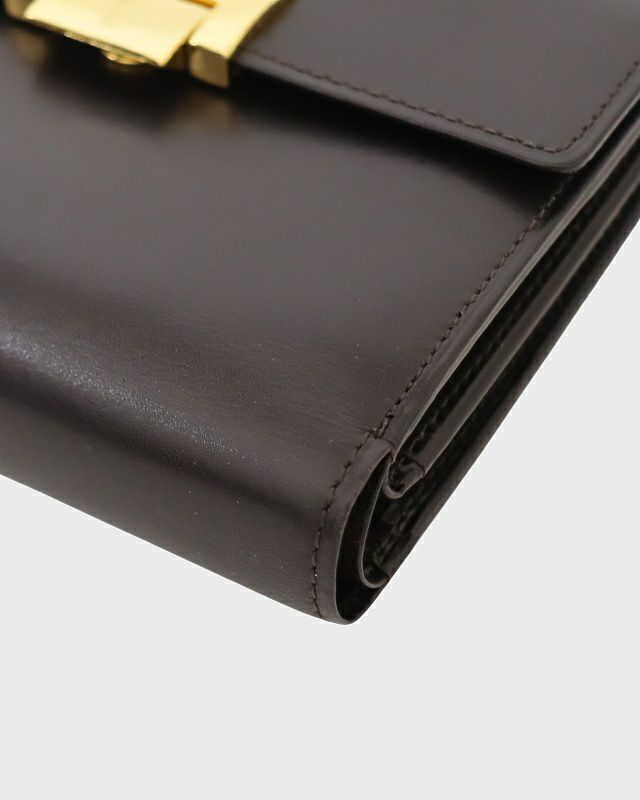 YSL ロゴ金具レザーウォレット YSL ロゴ金具レザーウォレット | Hedy