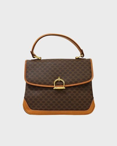 06M973◯ 90s CELINE マカダム オールドセリーヌ ヘンリーネック