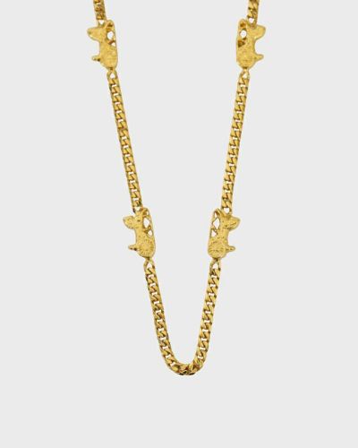 CELINE トリオンフチェーンベルト TRIOMPHE 【中古A】セリーヌ CELINE レディースベルト チェーン