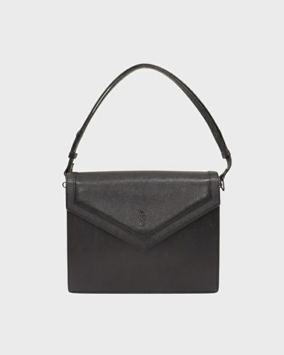 YSL ロゴ刻印レザーショルダーバッグ YSL ロゴ刻印レザーショルダーバッグ | Hedy