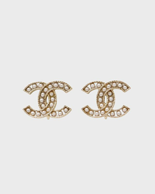 CHANEL COCOパンチングイヤリング CHANEL COCOパールイヤリング | Hedy