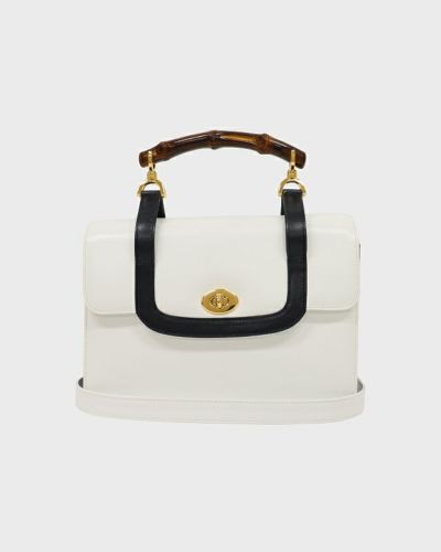 GUCCI ロゴ金具キャンバスレザーワンショルダーバッグ | Hedy