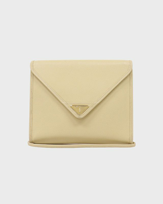 YSL ロゴ金具レザーショルダーバッグ YSL ロゴ金具レザーショルダーバッグ | Hedy