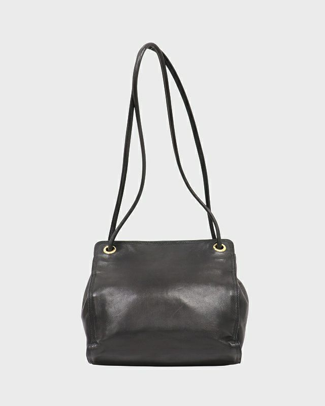 美品 ロエベ 46 vintage レザーJKT 裏地アナグラム LOEWE ロエベ 4147 アナグラム ロゴ ボタン ラムレザー コート