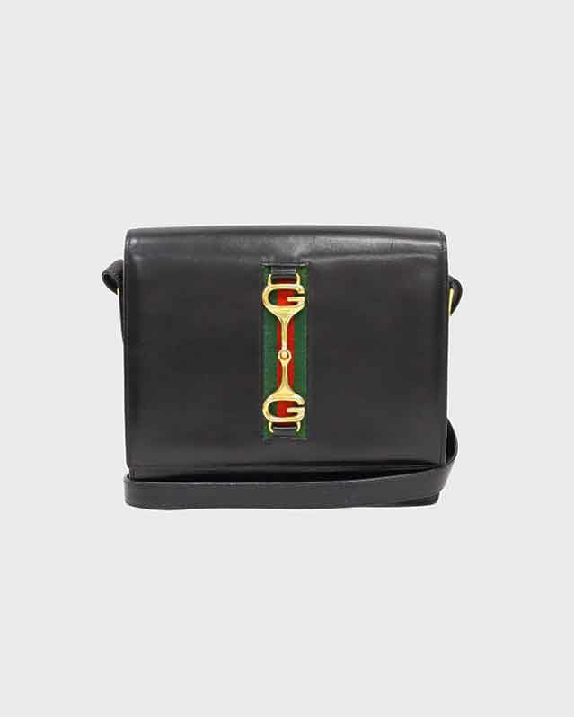 【極美品】GUCCI グッチ ショルダーバッグ ホースビット シェリーライン GUCCI ホースビットシェリーラインレザーショルダーバッグ | Hedy
