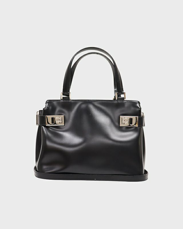 Ferragamo ガンチーニ金具レザー2wayバッグ | Hedy