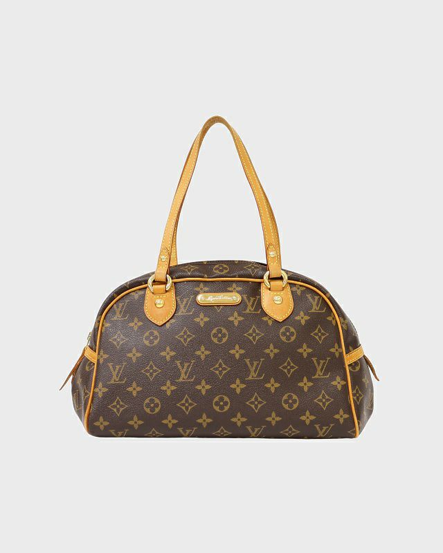 LOUIS VUITTON ルイヴィトン モノグラム モントルグイユ ルイヴィトンモントルグイユ PM 14145 ブラウン レディース