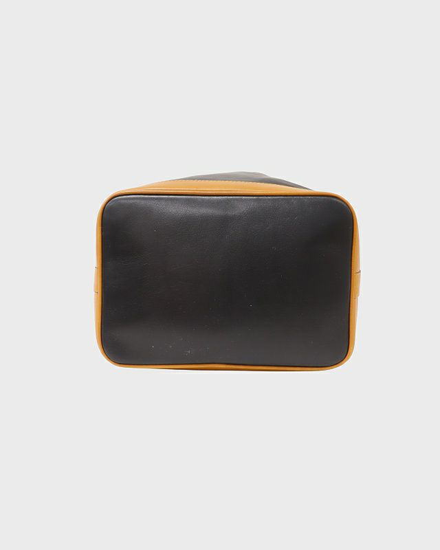CELINE ブラゾン刻印バイカラー巾着ショルダーバッグ | Hedy