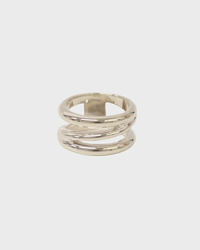 値下げ　TIFFANY & Co. ダイアゴナル　14号　リング TIFFANY&CO. ダイアゴナルリング | Hedy
