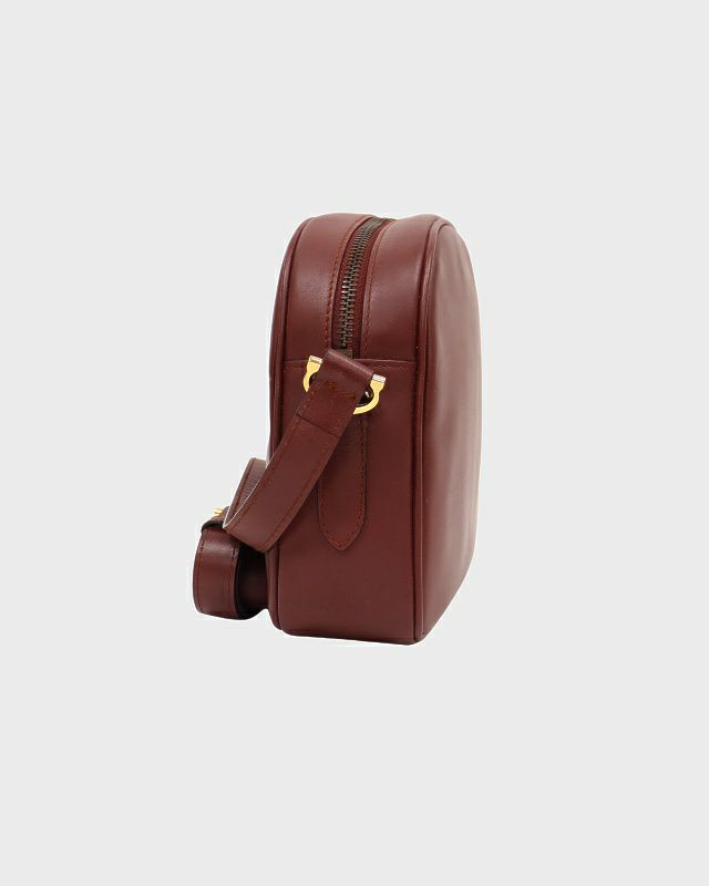 Cartier✨ショルダーバッグ マストライン レザー バーガンディゴールド金具 Cartier カルティエ CARTIER ショルダーバッグ マストライン