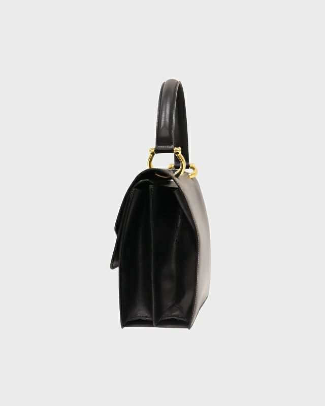 CELINE ガンチーニ金具Wフラップハンドバッグ | Hedy