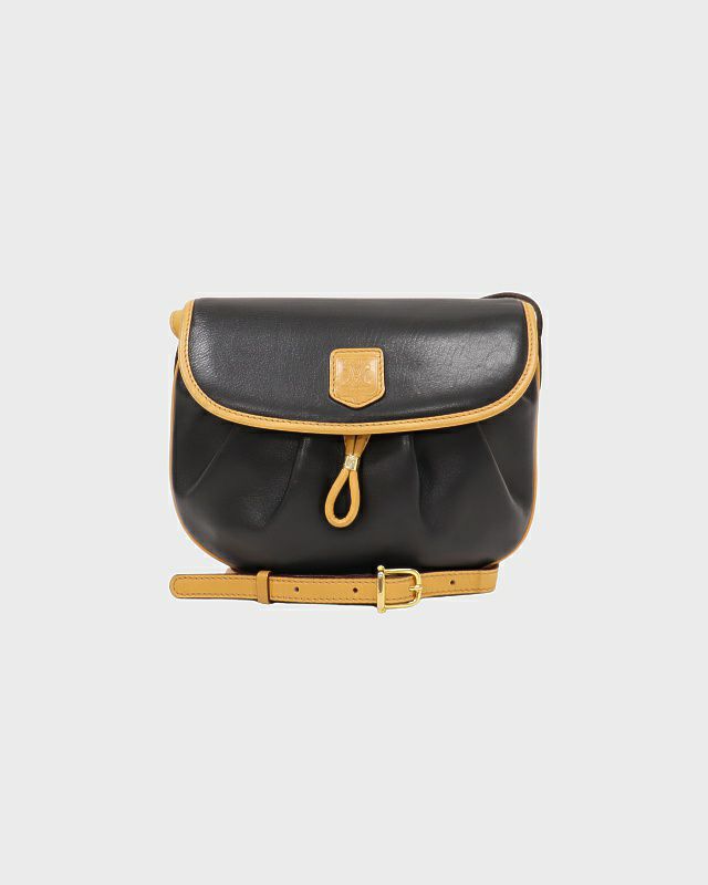 CELINE ブラゾン刻印バイカラーショルダーバッグ | Hedy
