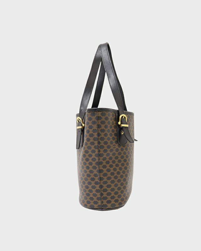 CELINE マカダム柄 トートバッグ 中古・古着通販】CELINE (セリーヌ) マカダム柄トートバッグ