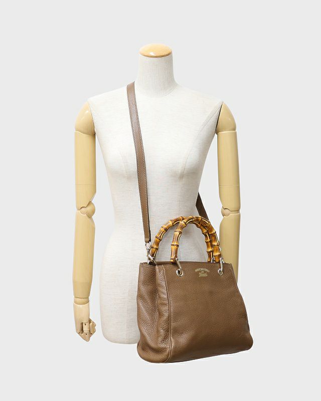 GUCCI 2wayハンドバッグ バンブーショッパー フローラ GUCCI グッチ フローラ花柄 バンブー ショルダーバッグ - メルカリ