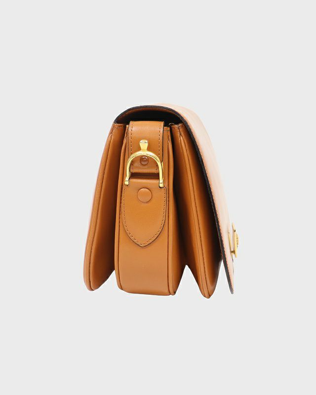 CELINE トリオンフレザーショルダーバッグ | Hedy