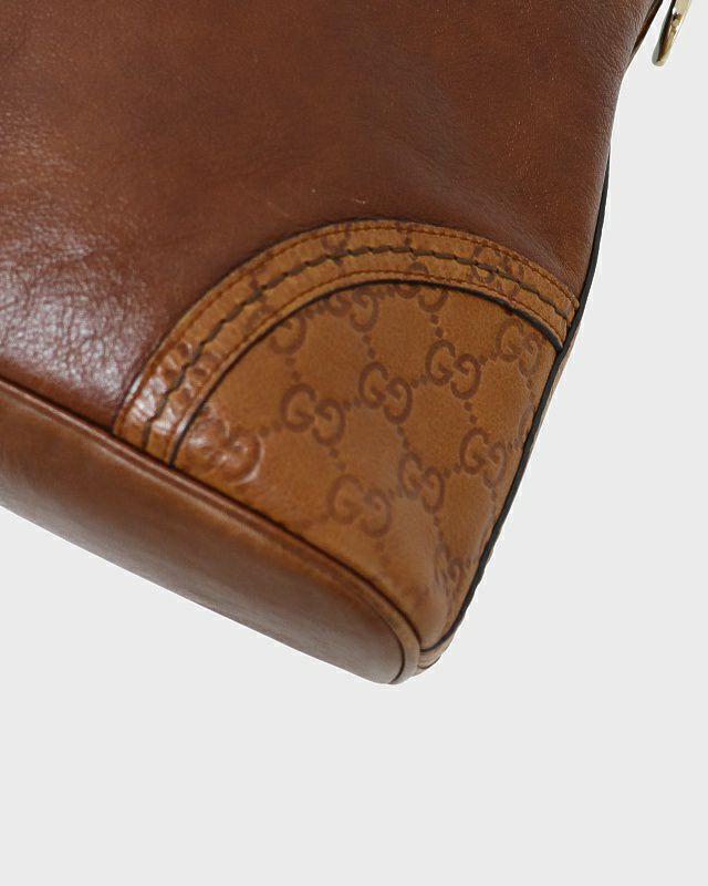 GUCCI シマレザーワンショルダーバッグ | Hedy