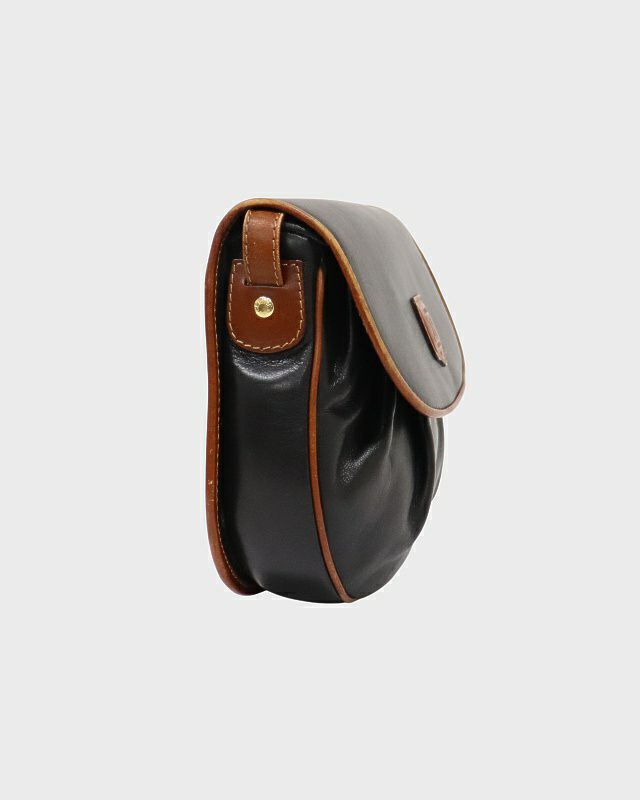 CELINE ブラゾン刻印バイカラーショルダーバッグ | Hedy
