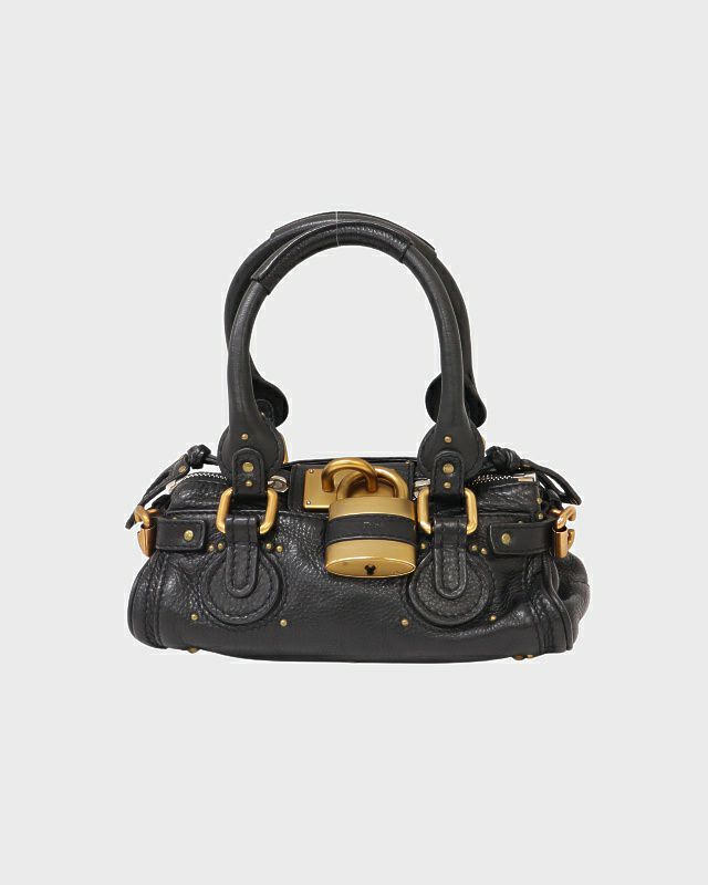 希少 Chloe クロエ 2way パディントン ハンドバッグ ネイビー Chloe - 希少 Chloe クロエ 2way パディントン ハンドバッグ