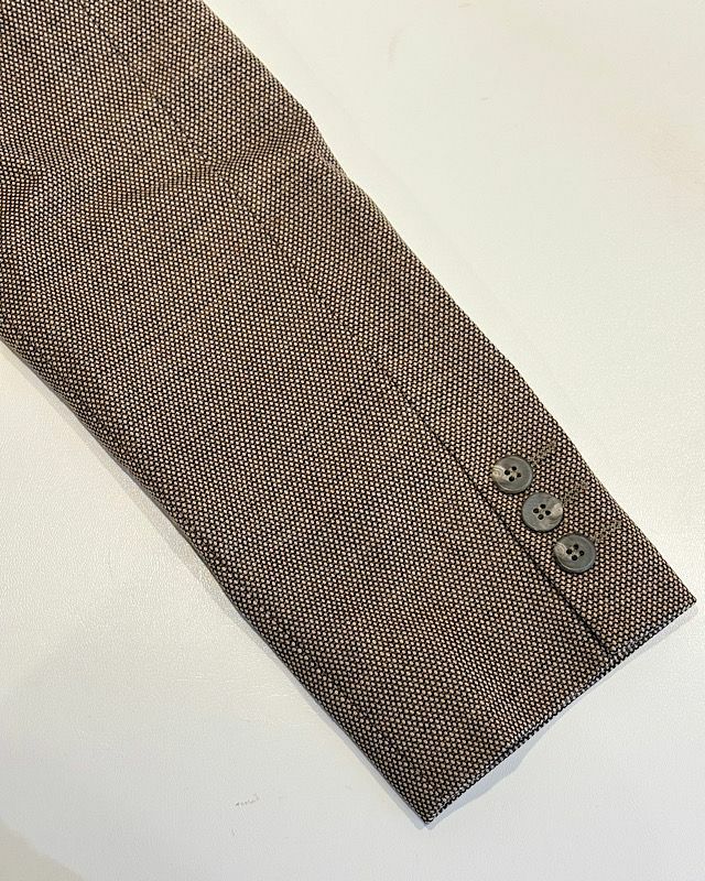 ARMANI エンポリオ アルマーニ ノーカラー ジャケット 黒 ARMANI EXCHANGE ジャケット ノーカラージャケット 「A|X