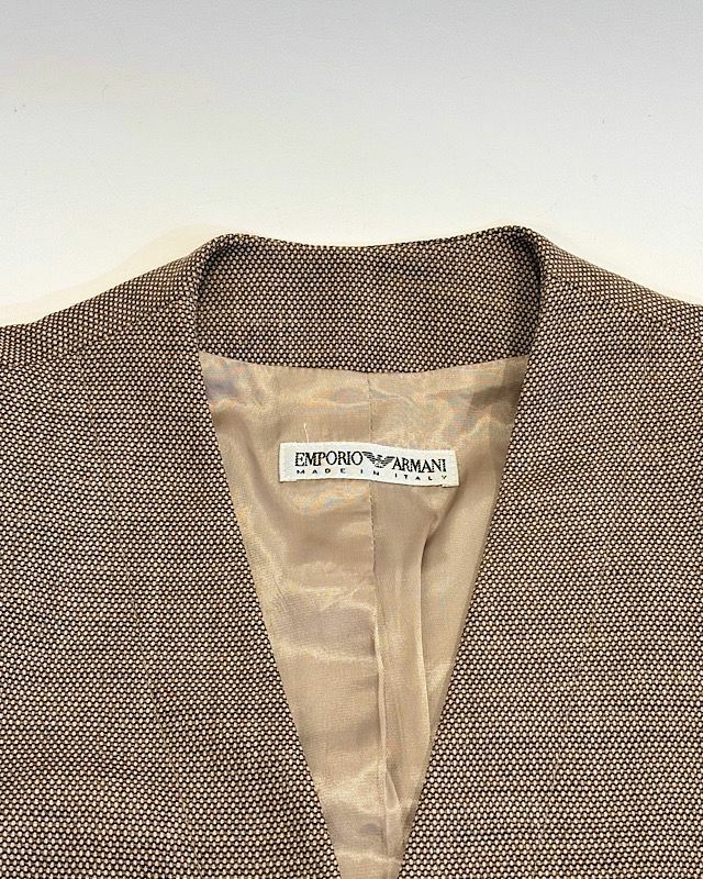 EMPORIO ARMANIノーカラージャケット | Hedy