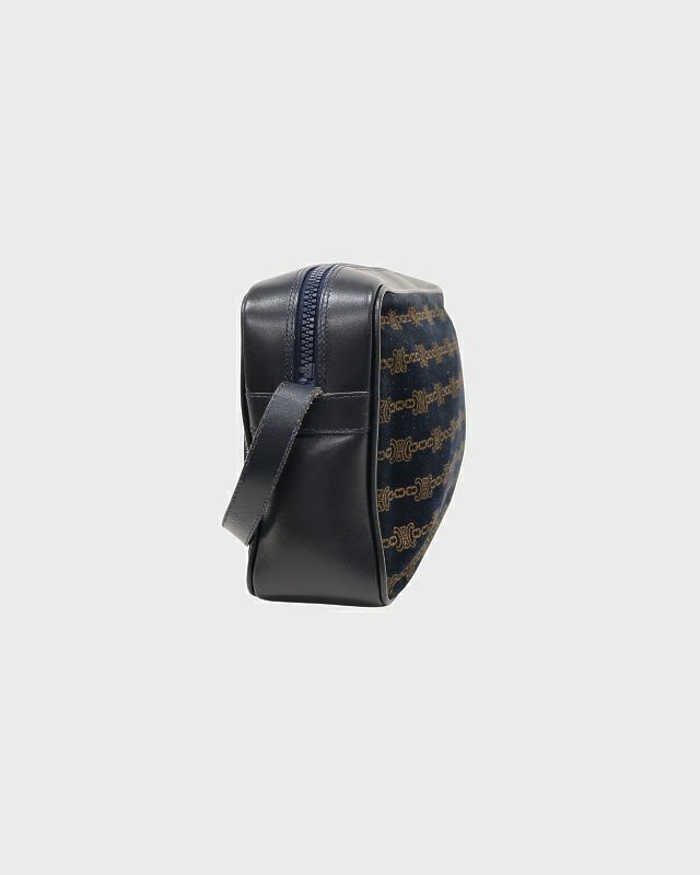 CELINE マカダム柄スエードショルダーバッグ | Hedy