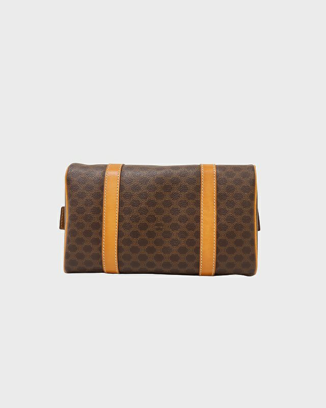 希少！セリーヌ　マカダム柄ボストンバック 希少☆ CELINE セリーヌ ボストンバッグ マカダム柄 サークル