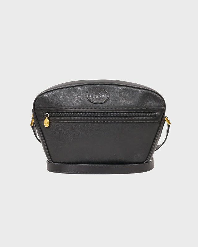 専用■グッチ オールレザー ホーボー ショルダーバッグ インターロッキング 黒色 専用□グッチ オールレザー ホーボー ショルダーバッグ インター