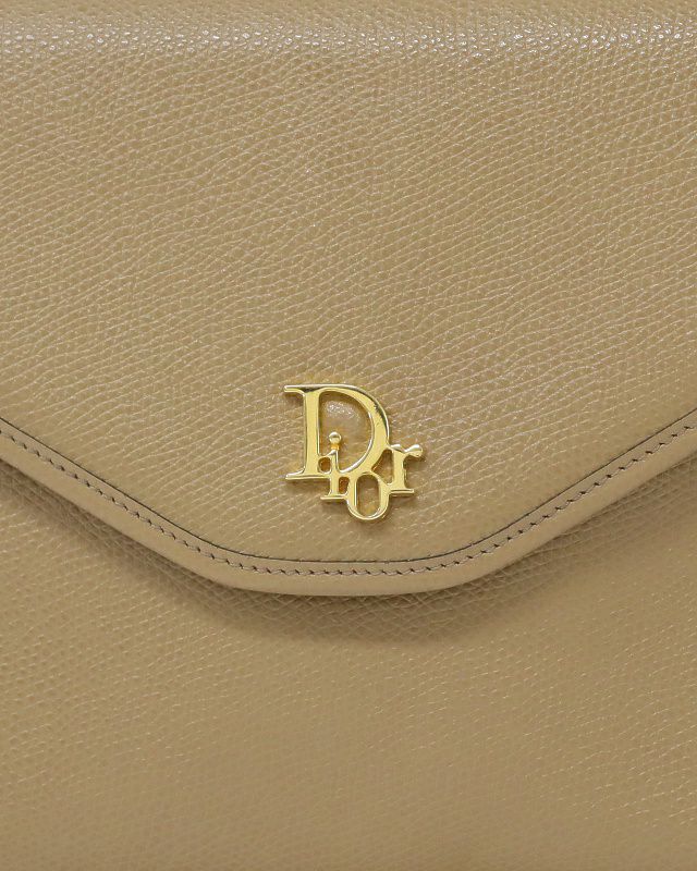 DIOR ロゴ金具レザーチェーンショルダーバッグ | Hedy