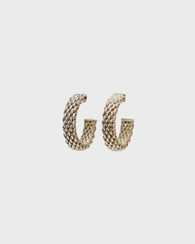 TIFFANY&CO. サマセットメッシュフープピアス | Hedy