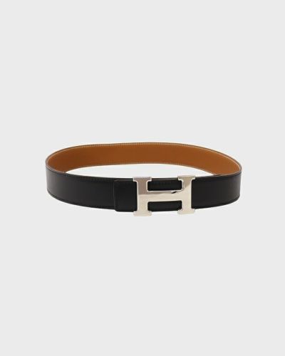 HERMES ヴィンテージ 希少ベルト HERMES - 【ヴィンテージ】◇エルメス◇ フラワー 装飾 / ブルー