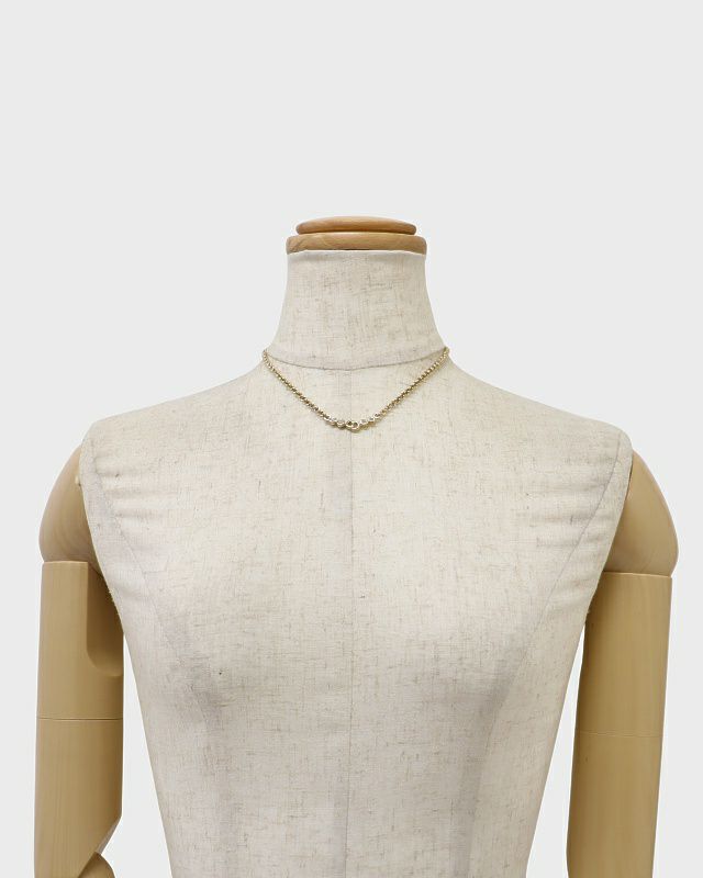 ［希少　極美品］ディオール　3連　ロングネックレス　チェーン　ラインストーン 2119832971.jpg?1702609586