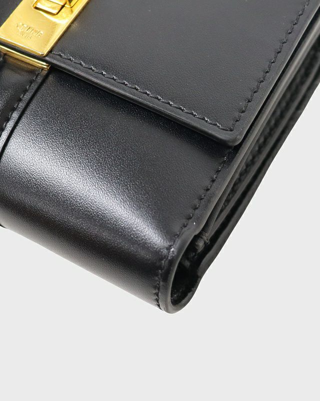 (お値下中)CELINEスモール トリフォールドウォレット 16（セーズ） CELINE】スモール トリフォールドウォレット 16（セーズ）財布