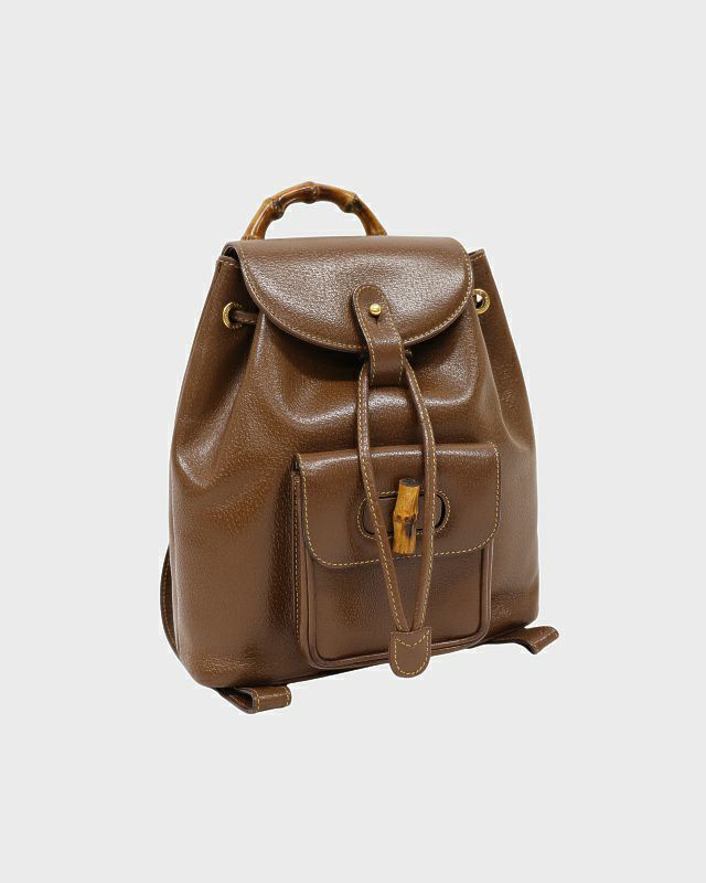 GUCCI バンブーレザーリュックサック | Hedy