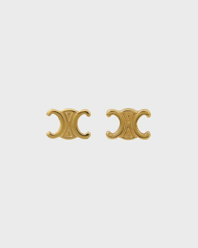 お値下げ⭐︎CELINE マイヨントリオンフスタッズピアス セリーヌ CELINE マイヨントリオンフスタッズピアス