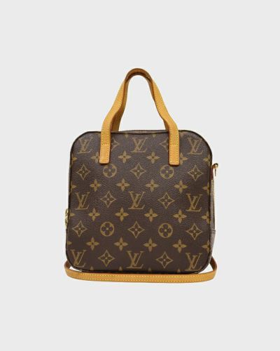 LOUIS VUITTON ハンドバッグ モノグラム スポンティーニ ブラウン LOUIS VUITTON ルイヴィトン モノグラム スポンティーニ