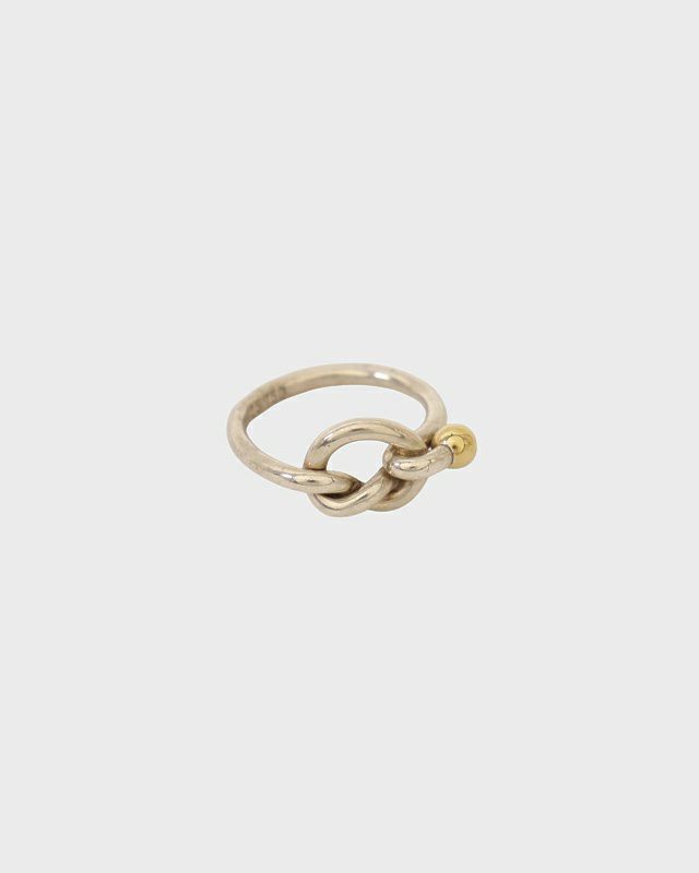 Tiffany &Co. ラブノットリング Tiffany＆Co.（ティファニー）ラブノットリング SV／K18ゴールド