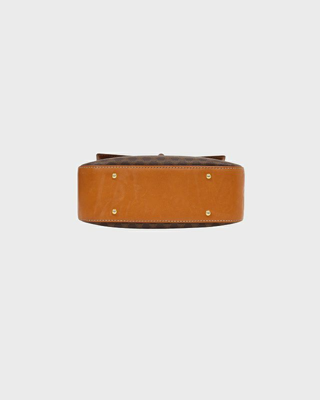 CELINE マカダム柄ターンロックハンドバッグ | Hedy