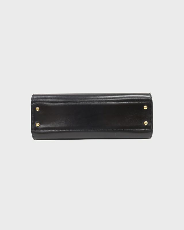 セリーヌ ショルダーバッグ ハンドバッグ レザー 馬車金具 黒 CELINE 馬車金具 レザーショルダーバッグ