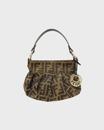 極美品　FENDI フェンディ　ズッカ柄 ハンドバッグ ミニバッグ　8BL015 極美品 FENDI フェンディ ズッカ柄 ハンドバッグ ミニバッグ