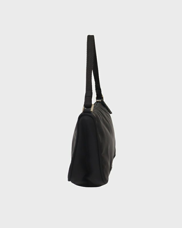 q88【美品】プラダ　三角ロゴ　ナイロン　レザー　トートバッグ　ワンショルダー. PRADA - q88【美品】プラダ 三角ロゴ ナイロン レザー トート