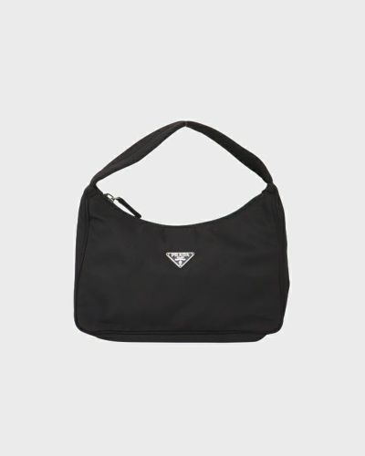 PRADA TESSUTO LLO 三角ロゴ 金ハンドル メルちゃん専用 PRADA - 良品 PRADA プラダ 三角ロゴ プレート メタル ハンドル