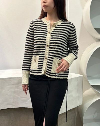 【美品】クリスチャンディオール　プレタポルテ　カーディガン　ブラック DIOR カーディガン | Hedy