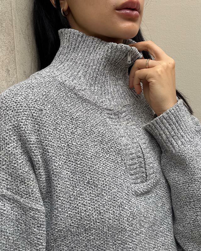 ハーフジップトップス | Hedy