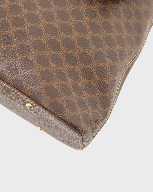 CELINE マカダム柄サークルロゴ金具ショルダーバッグ | Hedy