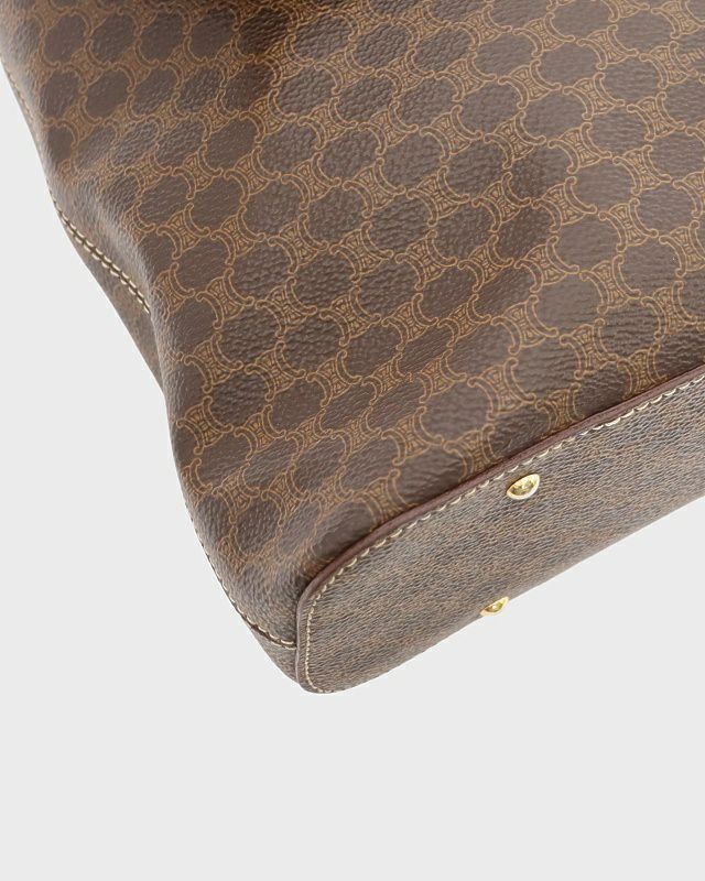 【CELINE】ボディバッグ　マカダム柄　PVC サークルロゴ金具. CELINE】ボディバッグ マカダム柄 PVC サークルロゴ金具. CELINE