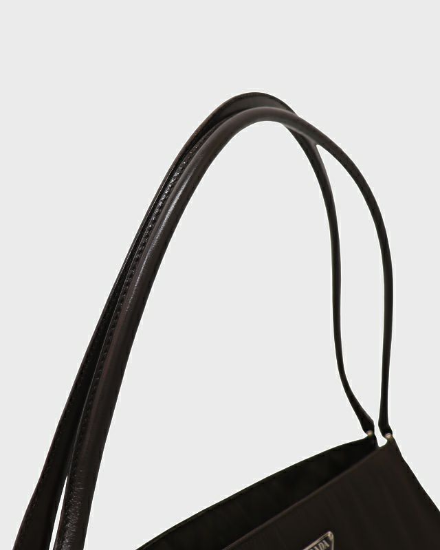 PRADA ブラウンレザー　ハンドバッグ　三角ロゴ セール】プラダ☆三角ロゴ レザーハンドバッグ☆1BA349 2DKV