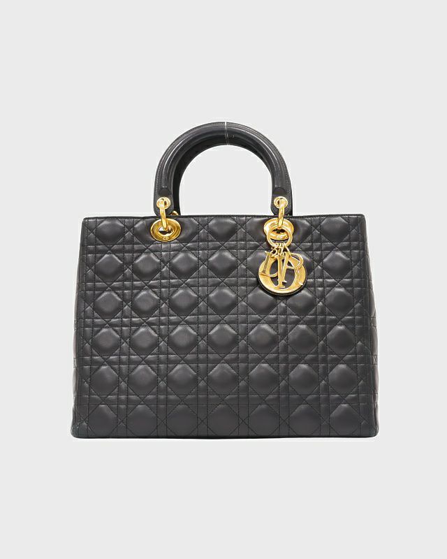 DIOR レディディオールレザーハンドバッグ | Hedy