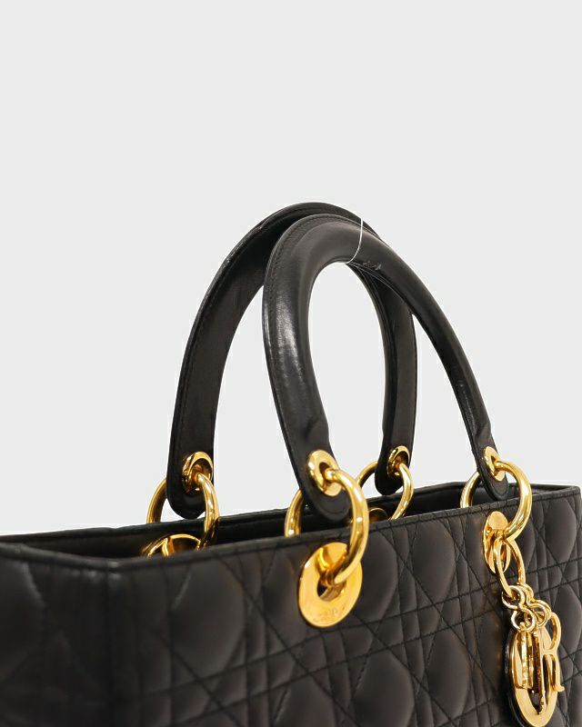 DIOR レディディオールレザーハンドバッグ | Hedy